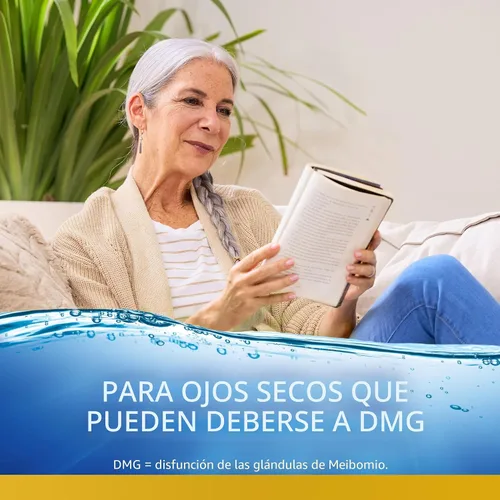 Vista 6 de Refresh OPTIVE MEGA-3 PF - Gotas lubricantes para los ojos, lágrimas artificiales sin conservantes, 0.33 fl oz (0.3 fl oz)