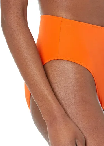 Vista 3 de Tienda Essentials Parte inferior de bikini de cintura alta para mujer