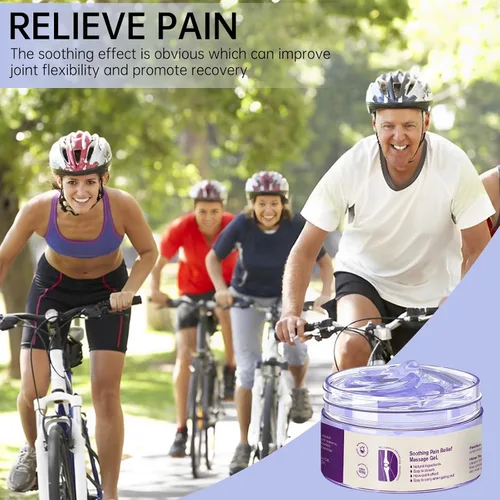 Vista 7 de 2 unidades de gel morado para el dolor de las articulaciones, gel de masaje calmante para aliviar el dolor, crema reparadora de articulaciones