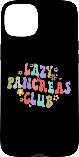 Vista 9 de iPhone 16 Lazy Pancreas Club Diabetes Awareness Month T1D Diabetic Case