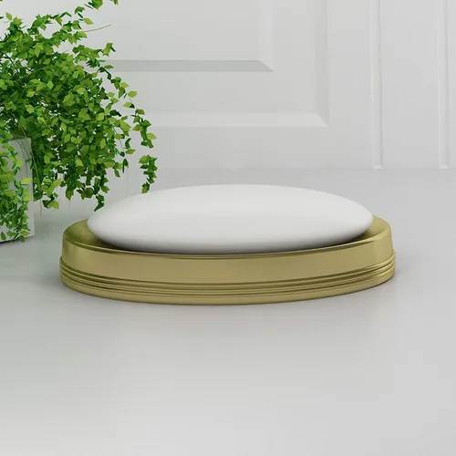 Vista 5 de nu steel Jewel - Jabonera decorativa de acero inoxidable para tocadores de baño, encimeras, pedestales, fregadero de cocina, almacena jabón