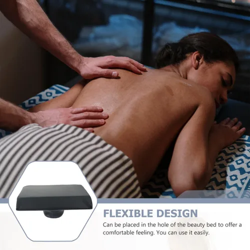 Vista 2 de Beavorty Almohada de masaje para masaje, cuna de masaje, mesa de masaje, reposacabezas de repuesto ajustable, almohada elástica de espuma
