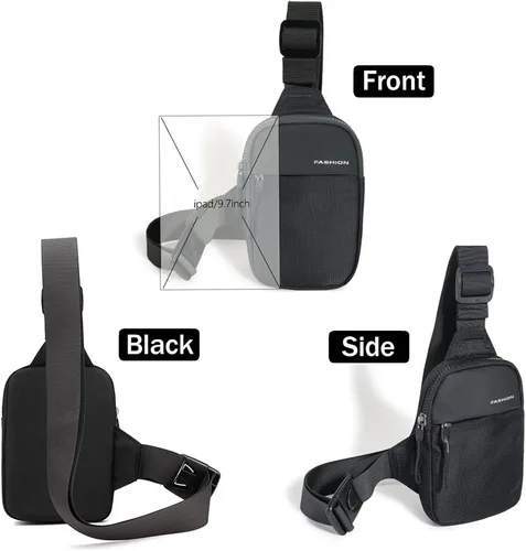 Vista 7 de Tealots Mini bolso bandolera para mujeres y hombres, bolsos cruzados pequeños, bolso ligero para teléfono, mochilas casuales