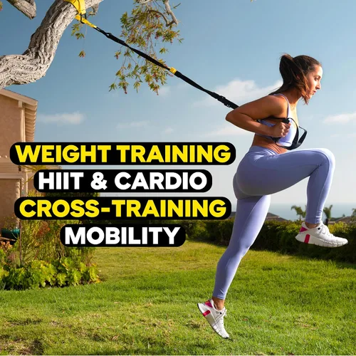 Vista 4 de TRX Entrenador de suspensión Pro3 + TRX Training Membresía bajo demanda de 6 meses
