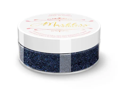 Vista 134 de MARBLERS Polvo de mica natural grueso [perla azul acero] 0.11 onzas (0.11 oz) altamente pigmentado no tóxico, vegano, libre de crueldad animal