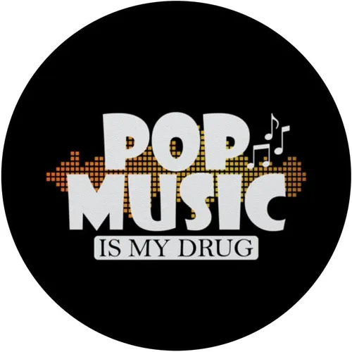 Vista 3 de Pop Music is my Drug R'n'B Singer Stars PopSockets Standard PopGrip