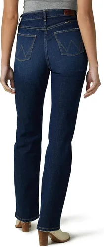 Vista 3 de Wrangler Pantalón de mujer de tiro alto y corte recto verdadero