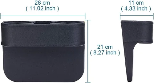 Vista 4 de JSCARLIFE Soporte universal para taza de llenado de espacio para asiento de automóvil, organizador de cuña de costura de asiento universal, soporte