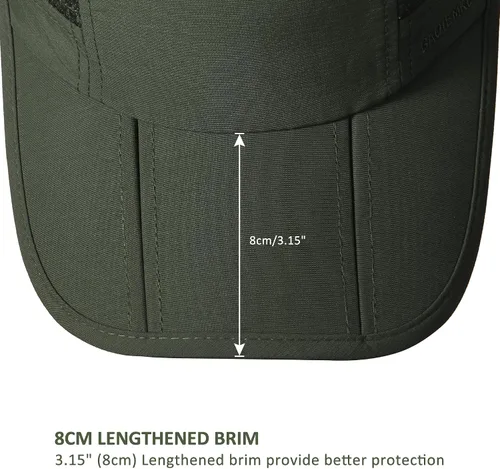Vista 6 de GADIEMKENSD Sombrero plegable para hombre de ala larga con protección solar UPF 50+