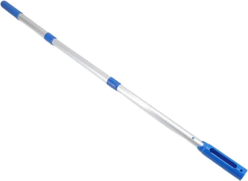 Vista 6 de TOPINCN Poste telescópico para piscina, poste telescópico de aluminio profesional de 3 secciones, mango de red desmontable para redes de espumadera