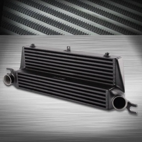 Vista 9 de G-PLUS Intercooler de sobrecarga de montaje superior de aluminio atornillado compatible con Mini Cooper 2002-2006
