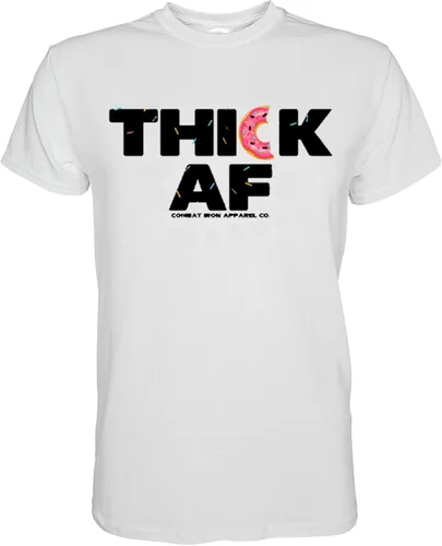 Vista 2 de Combat Iron Camiseta gráfica para hombre Camiseta deportiva de manga corta con diseño de donas gruesas