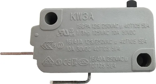 Vista 6 de Interruptor de puerta de horno de microondas KW3A 16A 125/250V Interbloqueo de puerta (2 normalmente abiertos y 1 normalmente cerrado)