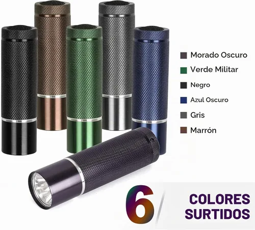 Vista 7 de FASTPRO Juego de 36 linternas, linternas LED de aluminio que incluyen pilas AAA y cordón, linterna súper brillante de 100 lúmenes para recuerdos
