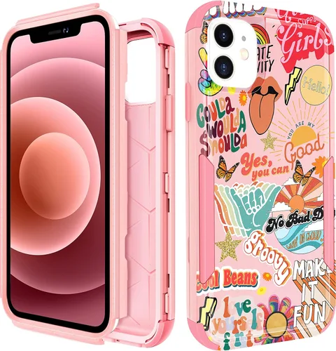 Vista 11 de Funda para iPhone SE 2020/2022/3ª generación, para iPhone 8/7, funda protectora resistente con diseño de flor linda para mujeres, hombres, niñas