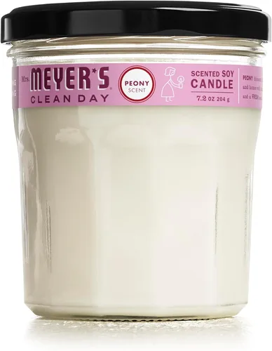 Vista 22 de Mrs. Meyer's Vela aromática de soja para aromaterapia, 35 horas de tiempo de combustión, hecha con cera de soja y aceites esenciales, edición