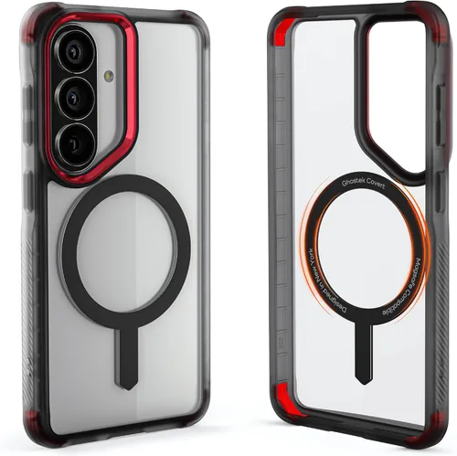 Vista 110 de Ghostek COVERT - Funda rosa para Galaxy Z Flip 4 para mujeres y niñas, protección completa de bisagra y parte trasera transparente, duradera