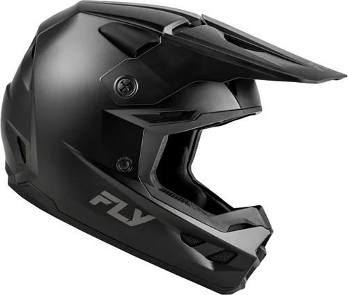 Vista 4 de Fly Racing Kinetic Verdict Casco - Casco protector para moto de tierra, MTB, BMX y motocicletas Negro mate