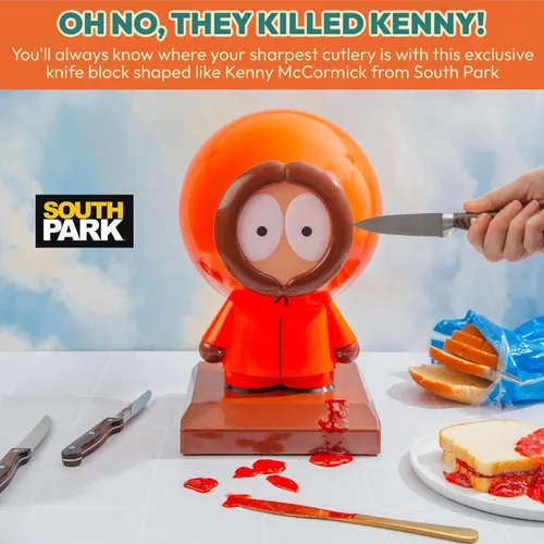 Vista 2 de Surreal Entertainment South Park Kenny Portacuchillos con 10 Ranuras