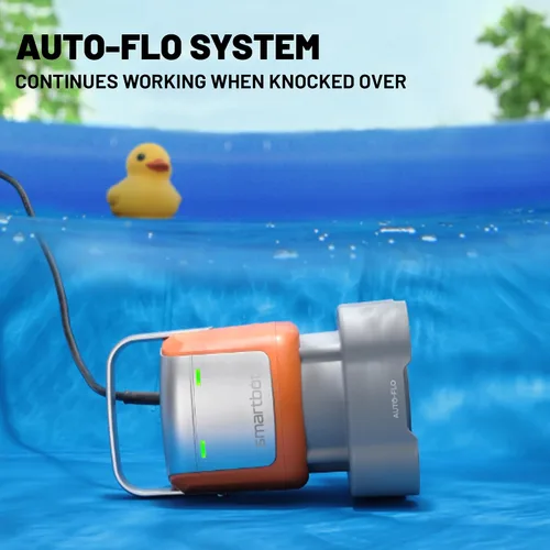 Vista 6 de Smartbot Bomba de agua sumergible de 1/2 HP 3000 GPH, pequeña bomba eléctrica portátil, bomba de agua de transferencia para piscina, tina, jardín