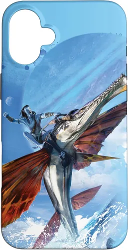 Vista 22 de iPhone 16 Avatar: El camino del agua Jake Sully Riding Skimwing Funda pintada
