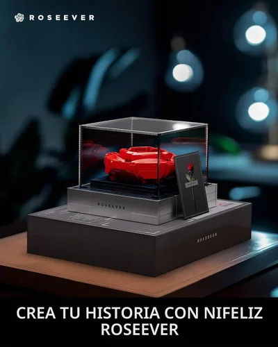 Vista 2 de Nifeliz Roseever - Juego de construcción de flores artificiales, NF10256