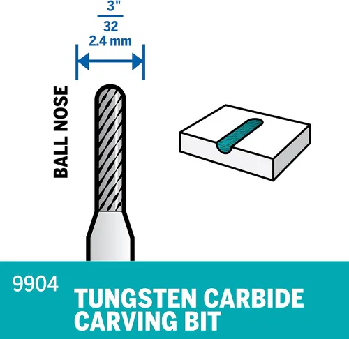 Vista 21 de Dremel Cortador de carburo de tungsteno 9901