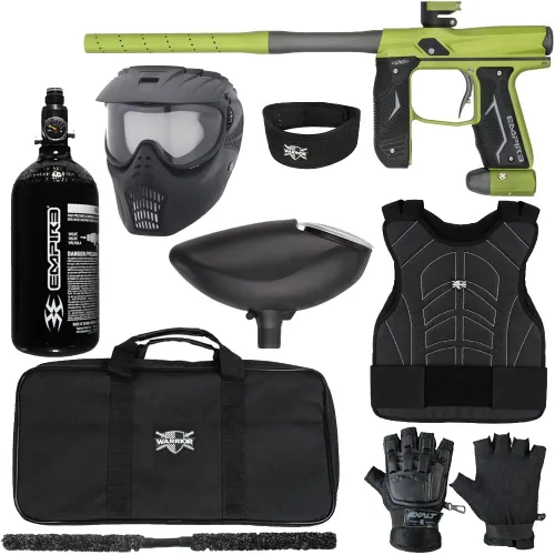 Vista 11 de Action Village Empire Axe 2.0 Level 1 Kit de pistola de paintball protector
