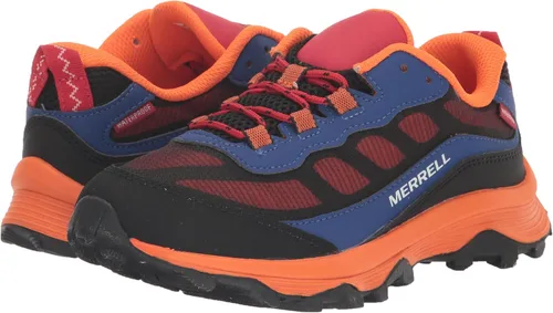 Vista 7 de Merrell Moab Speed Low impermeable para niño (bebéniño pequeñoniño grande), azulnegronaranja