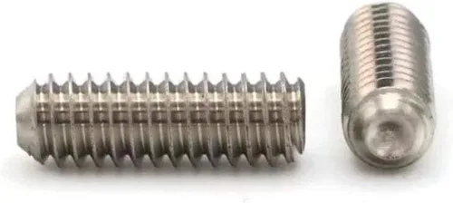 Vista 3 de M2-0.40 Metric Socket Set Screws Cup Point A2 Stainless Steel M2-0.40 x 2.5M Qty 25