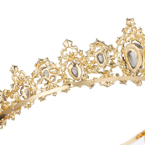 Vista 7 de Coronas rosadas de princesa dulce para mujeres y niñas, con diamantes de imitación de cristal, disfraz de reina, fiesta, festival, boda, tiaras