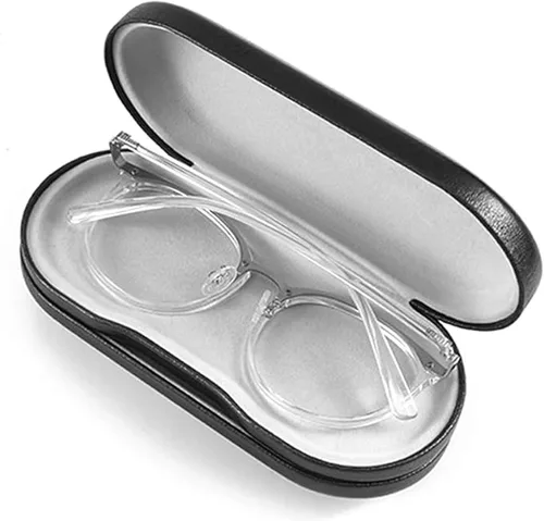 Vista 4 de Juego de fundas portátiles 2 en 1 para lentes de contacto y lentes de contacto