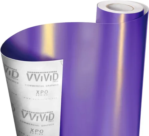 Vista 2 de VViViD + Envoltura de vinilo satinado Galaxy Nardo azul para automóvil (1/2 pies x 5 pies)