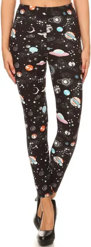 Vista 2 de Leggings Depot Leggings de camuflaje de cintura alta y múltiples estampados para mujer, regular, Plus, 1X3X, 3X5X
