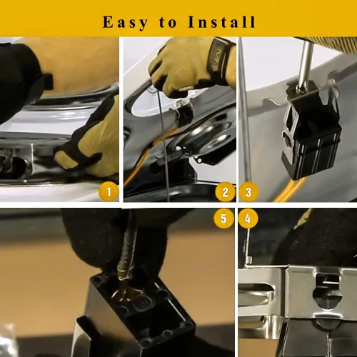 Vista 7 de Kit de 2 receptáculos para quemador eléctrico ERR117 para Whirlpool Kenmore Cocina Estufa Elemento Enchufe Bloque de receptáculo Bloque