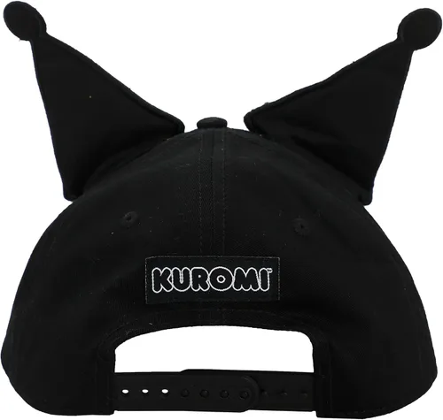 Vista 5 de My Melody Kuromi Inspired - Gorro de cosplay ajustable tradicional negro, Negro