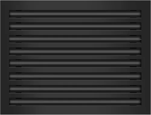 Vista 16 de BUILDMART - Cubierta de ventilación de CA moderna de 16 x 16 - Ventilación de aire blanca decorativa - Difusor de ranura lineal estándar - Rejilla