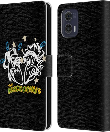 Vista 12 de Head Case Designs Officially Licensed The Black Crowes Artwork Graphics Leather Book Wallet Case Cover Compatible with Motorola Moto G73 5G