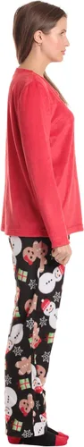 Vista 2 de Just Love Pajama Pants Set Womens with Socks negro - días festivos mixtos