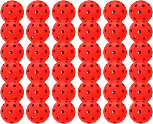 Vista 49 de Paquete de 6 pelotas de pickleball deportivas para exteriores - 40 pelotas de pickleball - Bolas de pickleball de EE. UU. aprobadas por USAPA