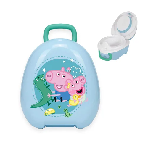 Vista 16 de My Carry Potty - Orinal de viaje para niños de 18 meses a 3 años, gato Gato Blanco