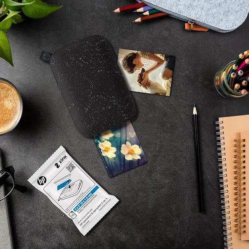 Vista 4 de HP Sprocket - Papel fotográfico adhesivo Zink de 2 x 3 pulgadas (20 hojas) compatible con impresoras fotográficas HP Sprocket.