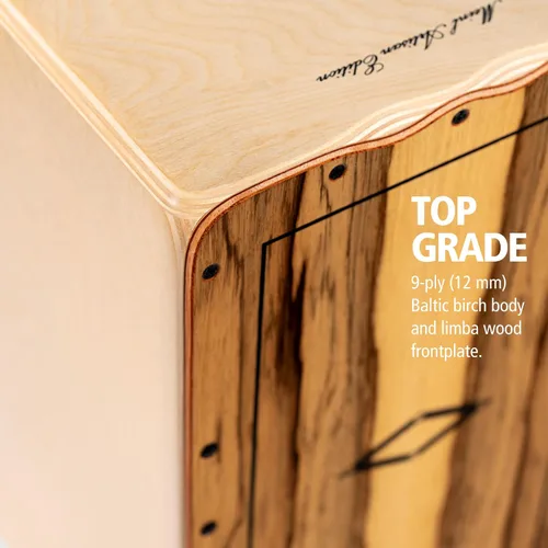 Vista 3 de Cajón de cuerdas Artisan Edition, Limba/Abedul Báltico — HECHO EN ESPAÑA — Línea Minera, 2 AÑOS DE GARANTÍA