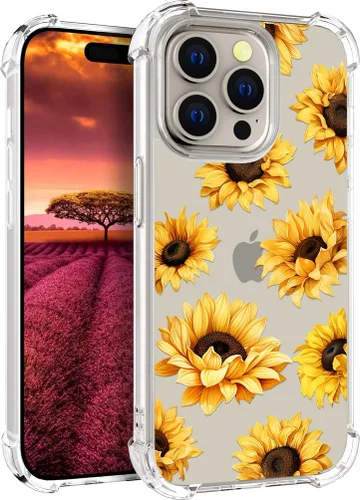 Vista 64 de Funda compatible con iPhone 15, bonita funda transparente para mujer, funda de silicona transparente para teléfono, color negro, tigre poderoso