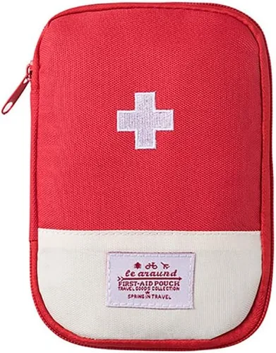 Vista 11 de Mini bolsa vacía de primeros auxilios, bolsa médica vacía portátil, bolsa de medicina vacía bolsa de almacenamiento de kit de emergencia vacía