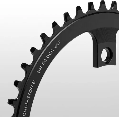 Vista 3 de Wolf Tooth Componentes Plato Drop-Stop: 46T x 110 Shimano Asimétrico bicicletas-cadenas-y-accesorios