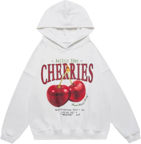 Vista 4 de Aelfric Eden Sudadera con capucha para hombre, diseño de dibujos animados, sudadera con capucha de moda unisex