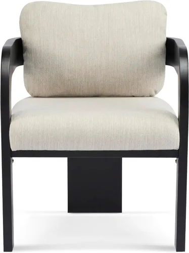 Vista 6 de Christopher Knight Home Yorick - Juego de 2 sillas de comedor modernas con cojín, juego de sillones de comedor de madera maciza, respaldo curvado
