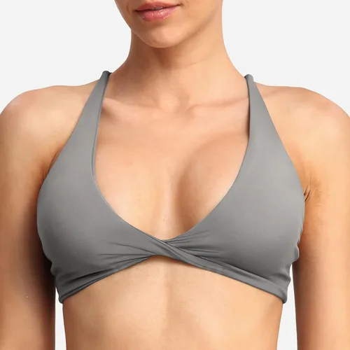 Vista 2 de YEOREO Pearl - Brasier deportivo para mujer, con tirantes cruzados, espalda cruzada, espalda descubierta, extraíble, acolchado, para yoga