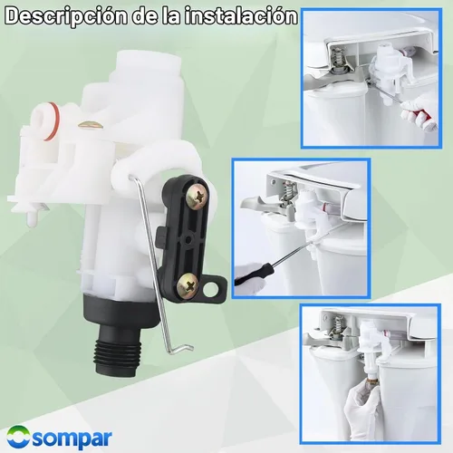 Vista 3 de Osompar 31705 Kit de válvula de agua de inodoro RV compatible con modelos Thetford Aqua Magic V altos y bajos